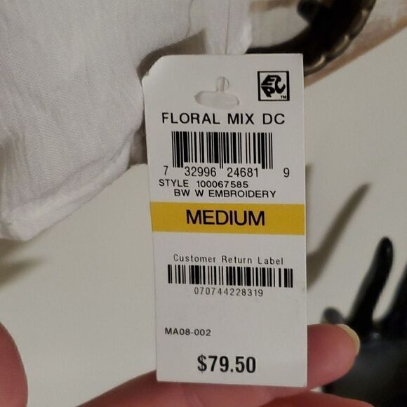 Boho floral flowy bell sleeve top - Picture 5 of 6